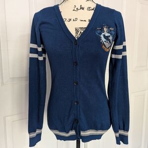 Harry Potter Blue Ravenclaw Cardigan Small